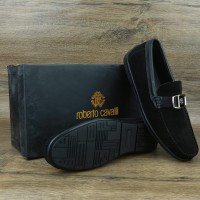 Roberto Cavalli Leather Loafer For Mens
